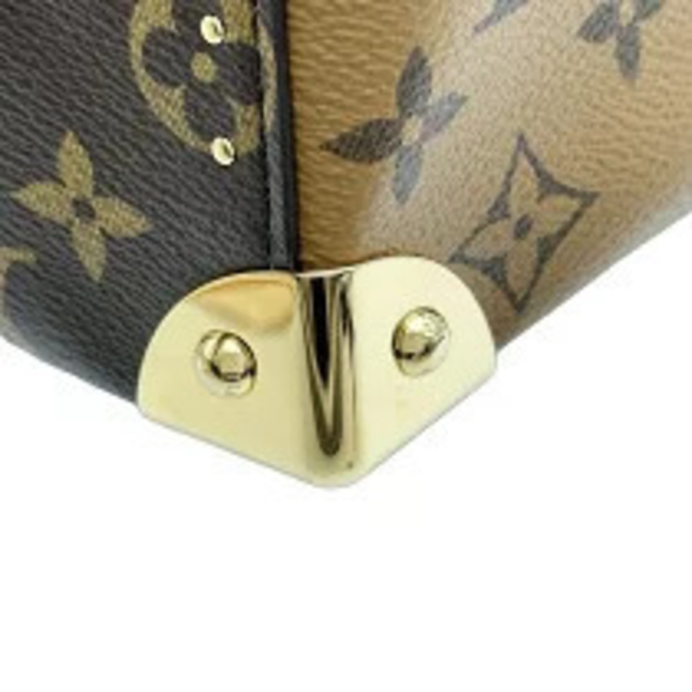 Louis Vuitton Speedy Trunk Brown Monogram Reverse Shoulder Bag - Picture 8 of 13